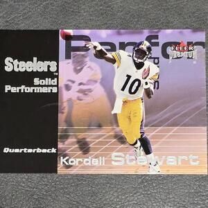 2001 Fleer Premium Solid Performers #14 Kordell Stewart Football Card